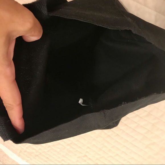 Vans black and white cotton tote bag. One size. EUC. - Picture 7 of 8